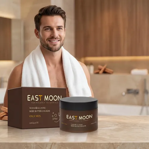 La Loción Corporal Hidratante Para Hombres East Moon Tiene U 120g
