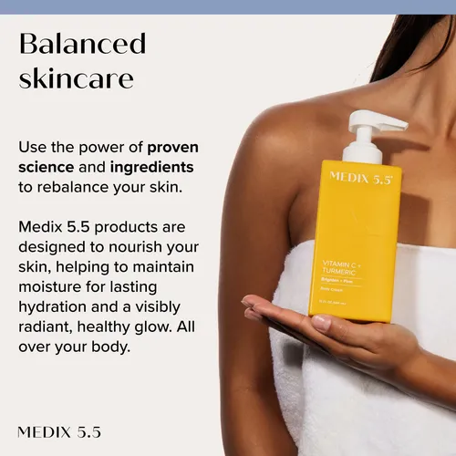 Crema Hidratante Facial Y Corporal Medix 5.5 Vitamina C 15 F