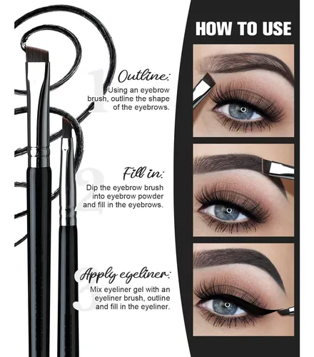 Cepillo Doble Cejas Y Delineador Eigshow D104 Eu