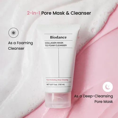 Biodance Collagen Cleanser 2 En 1 Mascarilla Y Espuma 150ml Todo Tipo De Piel