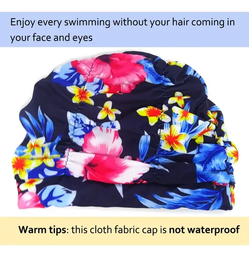 Honbay Gorro De Bano Plisado A La Moda Gorro De Bano De P…