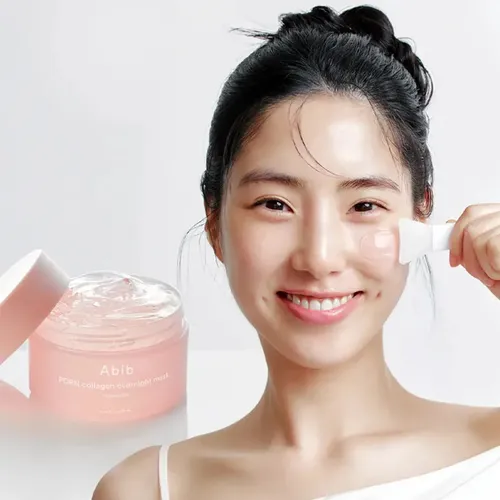 Abib Pdrn Collagen Overnight Mask Firming Jelly 80ml mascarilla nocturna mejora elasticidad e ilumina la piel
