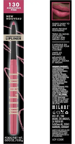 Perfilador De Labios Milani Understatement Audacious Pink