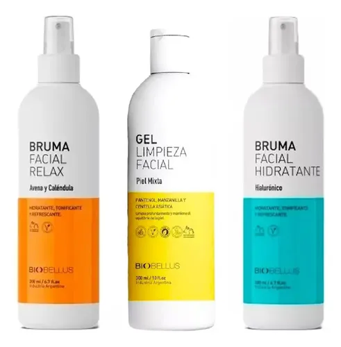 Gel Limpieza Facial Mixta-bruma Relax- Hialuronico Biobellus