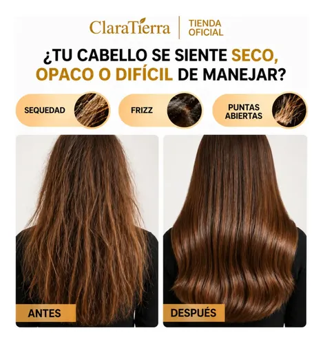 Serum De Caviar Claratierra Capilar Reparador Cabello 30ml