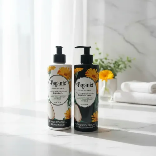 Veganis Shampoo Y Acondicionador Plant Powered Fw