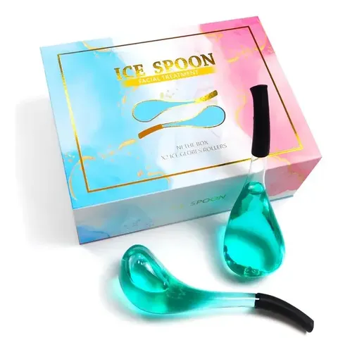 Pelotas De Hockey Ice Facial Crystal Beauty, 2 Unidades/caja