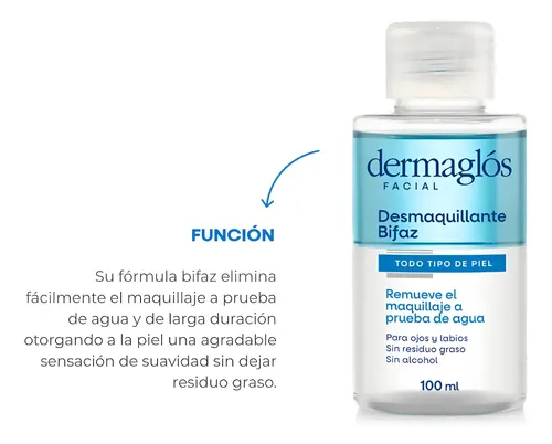 Dermaglos Desmaquillante Bifaz De Ojos X 100 Ml