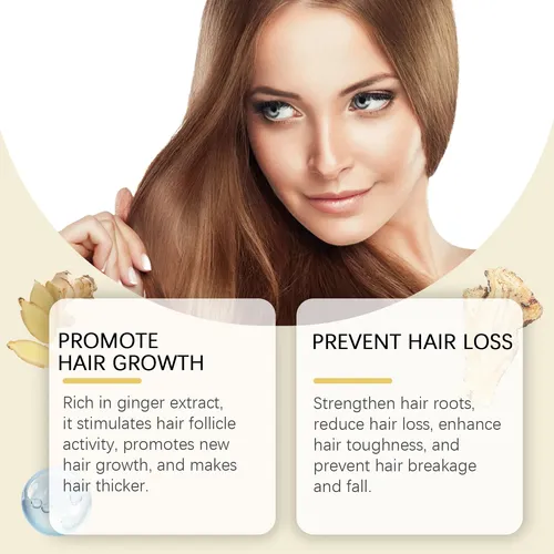 Spray Hoegoa Hair Essence Para Cabello Grueso, Suave Y Brill