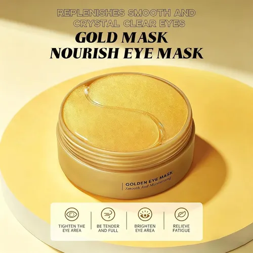 Charm Kiss Ojos 24k Oro Parche 60 Pzas Colágeno Ácido
