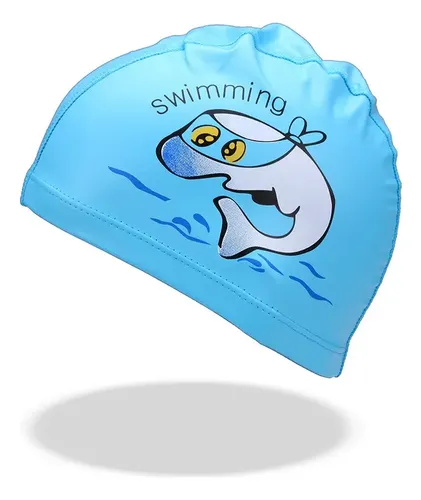 Gorra De Baño Elástica Impermeable For Niños