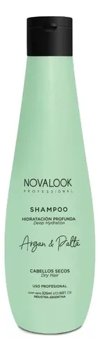 Shampoo Argan Y Palta Cab Secos Hidratacion 325ml Novalook