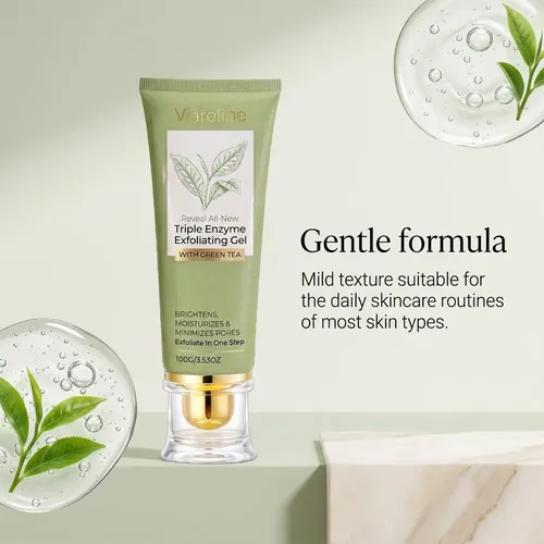 Gel Hidratante De Té Verde Para Limpieza Facial Diaria