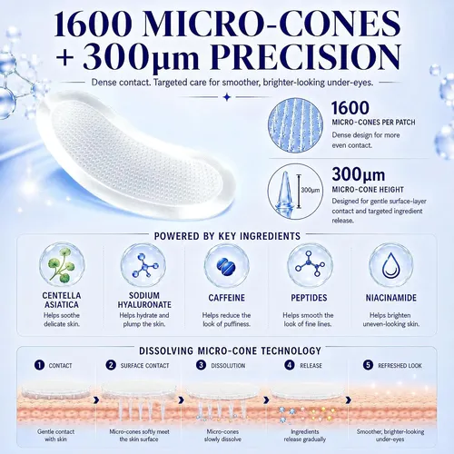 Parches Micro-dardos Para Contorno De Ojos Ladpemo 3 Pares