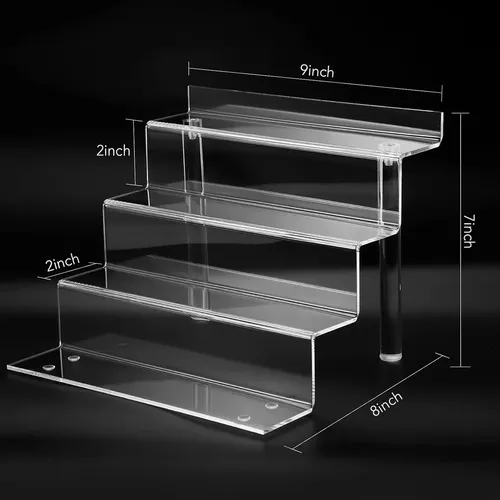Estante Acrílico 4 Niveles Transparente Organizador Perfume