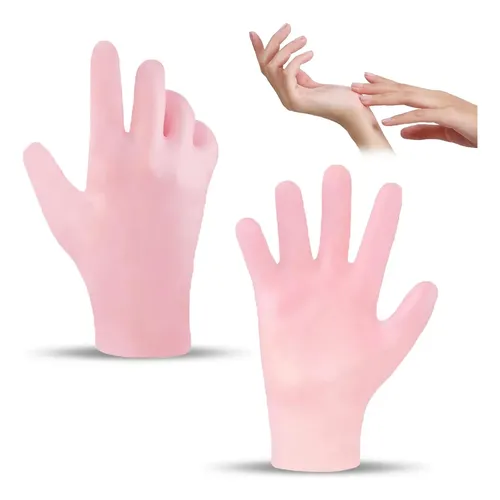 Guantes Hidratantes De Silicona Rosa Impermeables Unisex