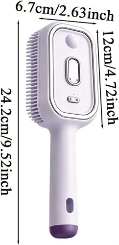 Cepillo Eléctrico Vapor Hidratante Para Cabello Ly
