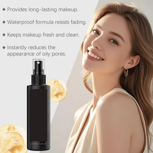 Spray Fijador De Maquillaje Resistente Al Agua, 50 Ml, 1 Ud