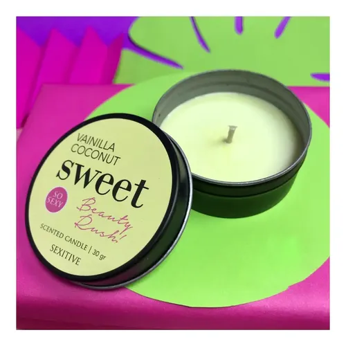 Vela Para Masajes Aceite Aroma Vainilla Sexitive Aromatica