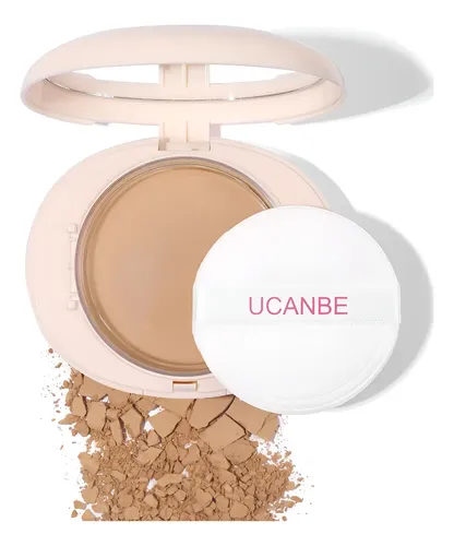 Polvo Compacto Ucanbe 2-en-1 Mate Control Aceite Natural