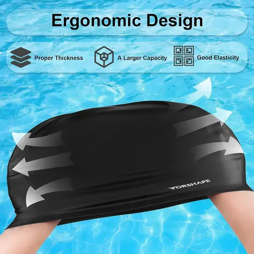 Gorro De Baño Grande Para Trenzas Y Rastas