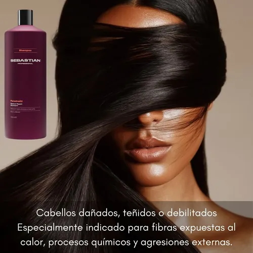 Shampoo Wella Sebastian Penetraitt Nutricion Cabello Seco 1l
