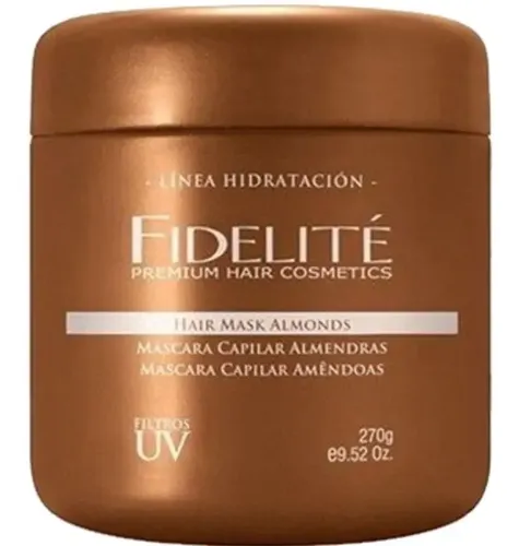 Kit Crema Mascara Fidelite Coco Keratina Almendras 270gr X3