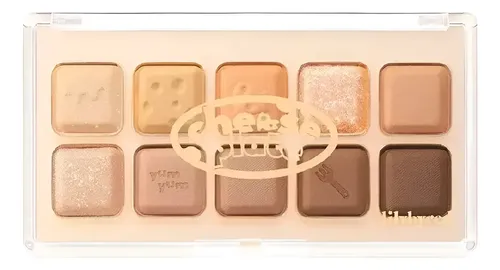 Paleta De Sombras Marron Mate Y Glitter 10 Colores Libybred