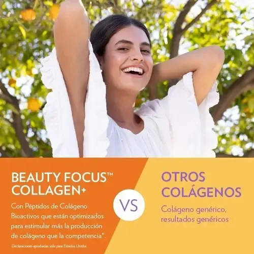 Combo X2 Colagenos Nuskin Beauty Focus Doble Hidrolizado Todo Tipo De Piel Día Y Noche