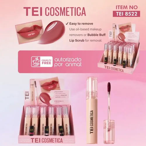 Labial Peel Off Efecto Tattoo Tei Cosmética Larga Duración