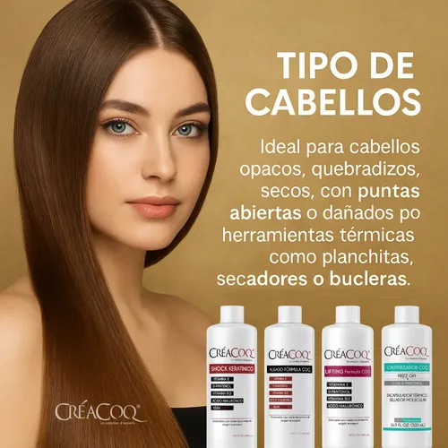 X2: Cauterizador Sin Frizz Repara + Protector Térmico Karité