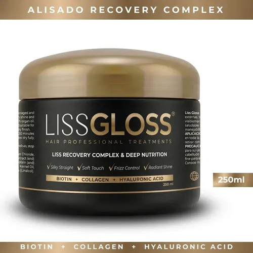 Alisado Profesional Liss Gloss 250ml Tratamiento Capilar