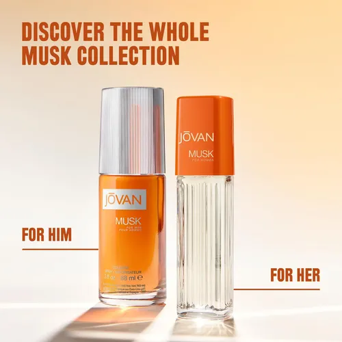 Eau De Colonia Jovan Musk Para Mujer, 2 Onzas Líquidas, En Aerosol