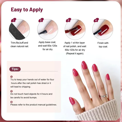 Conjunto De Esmaltes Quick Dry Openlive 24 Colores