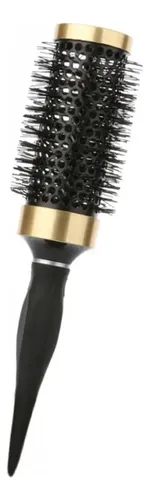 Pincel De Peluquería Barber De 4,5 Cm, Negro Y Dorado, 4,5 C