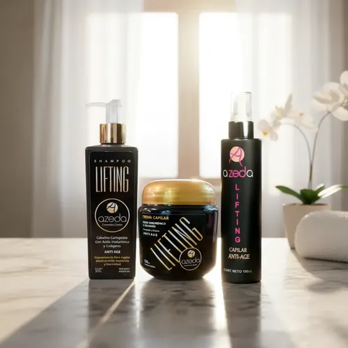 Crema De 500g + Shampoo + Tratamiento Lifting Azeda