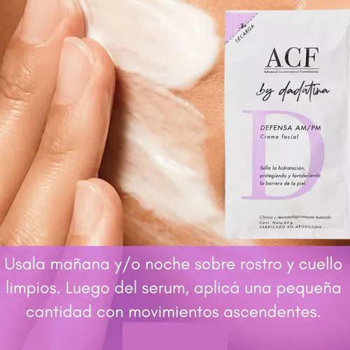 Refill Dadatina Acf Crema Facial Defensa Repuesto Hidratante