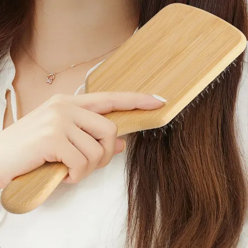 Cepillo De Pelo Denentt Boar Bristle Bamboo Massage
