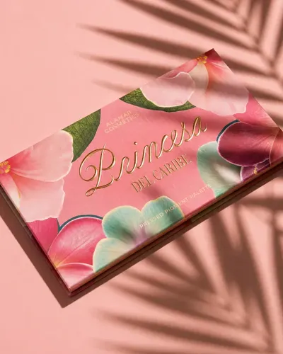 Paleta De Sombras Princesa Del Caribe 8 Colores Tropicales