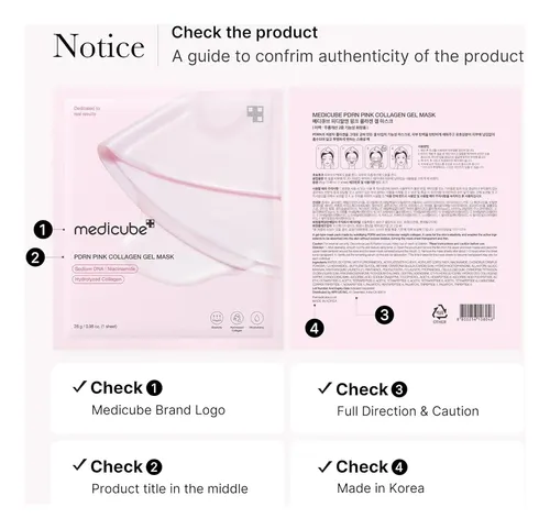 Mascarilla De Colageno Pdrn Pink Collagen Gel Mask Coreana