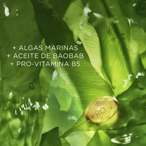 Acondicionador Hidratante para pelo Mixto Pantene Equilibrio Raíz y Puntas Pro-V Miracles con aceite de baobab, algas marinas y Pro-Vitamina B5 400 ml