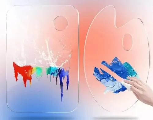 Paleta De Acrílico Para Mezclar Maquillaje