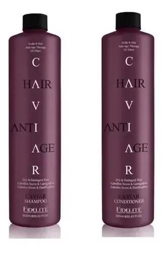Combo Shampoo+acondicionador Caviar Secos Y Castigados 900ml