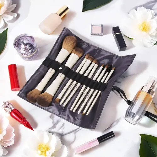 Juego De Brochas De Maquillaje Yutimeaura De 10 Piezas, De Y Ceami