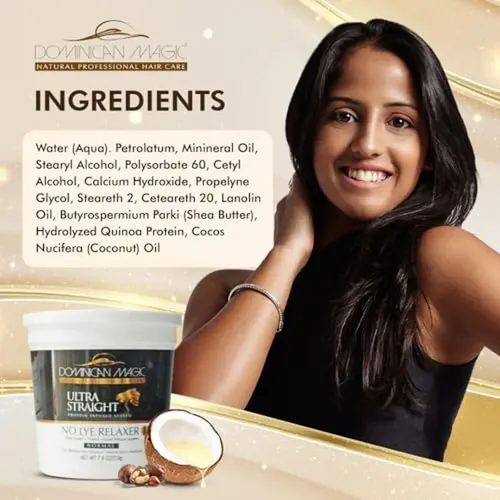 Alisador De Cabello Dominican Magic Ultra Straight Sin Lejía