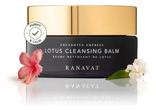 Bálsamo Limpiador Facial Ranavat Lotus, 3.4 Oz, Desmaquillan