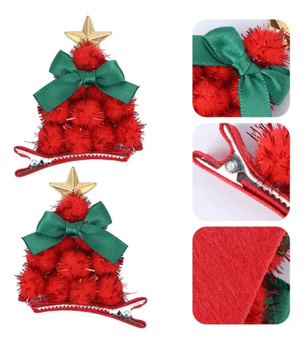 ~ Accesorios Navideños Para El Cabello Christmas Tree