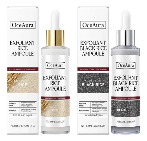 Exfoliante De Arroz Blanco Y Negro Xd, Exfoliante En Ampolla