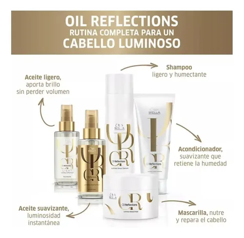 Wella Oil Reflections 100ml Aceite Realzador Del Brillo