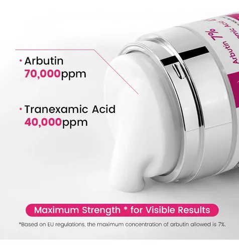 Crema Facial Purificadora De Piel Con 7% De Arbutina Y 4% De